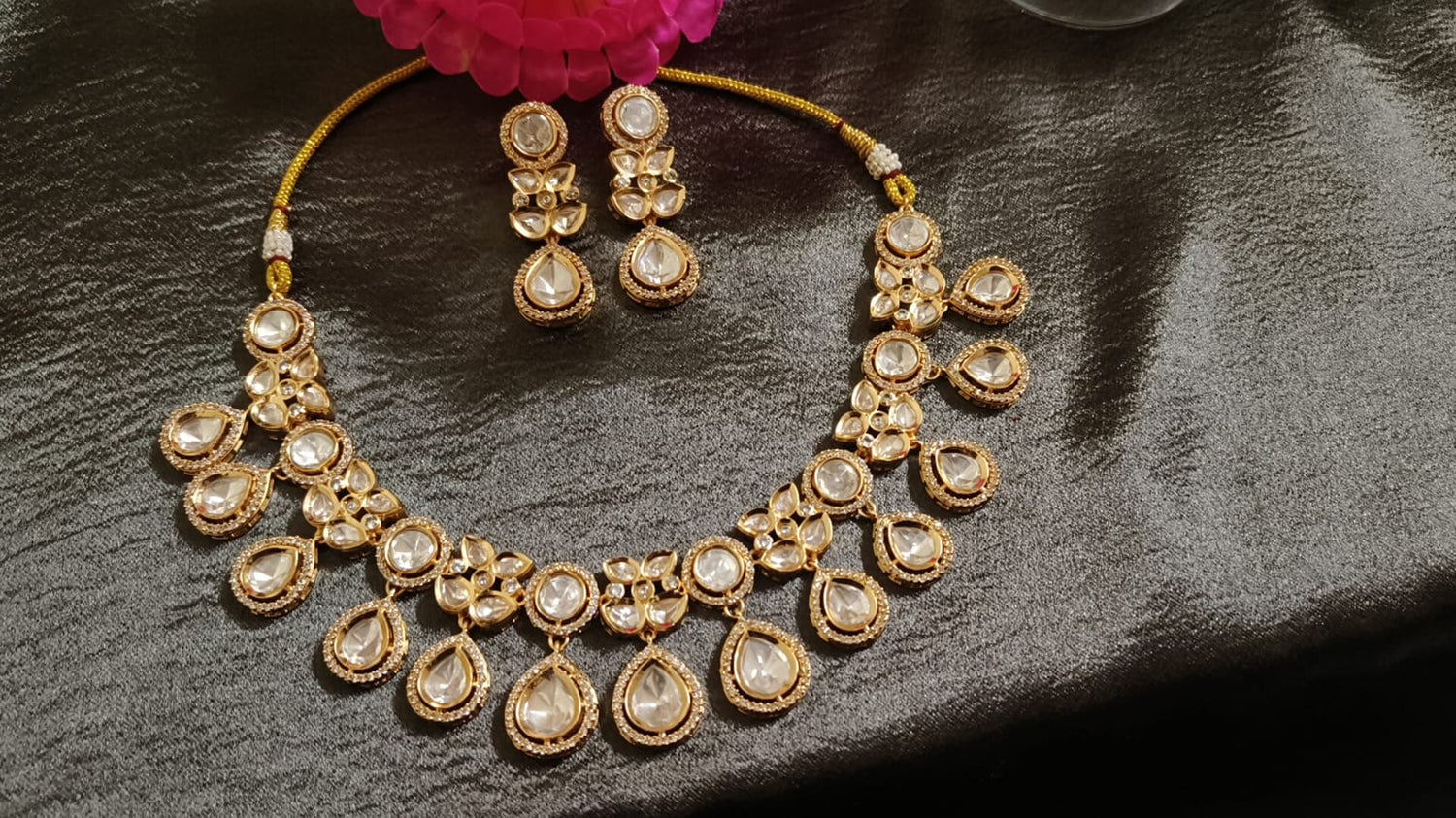 Brass Polki set
